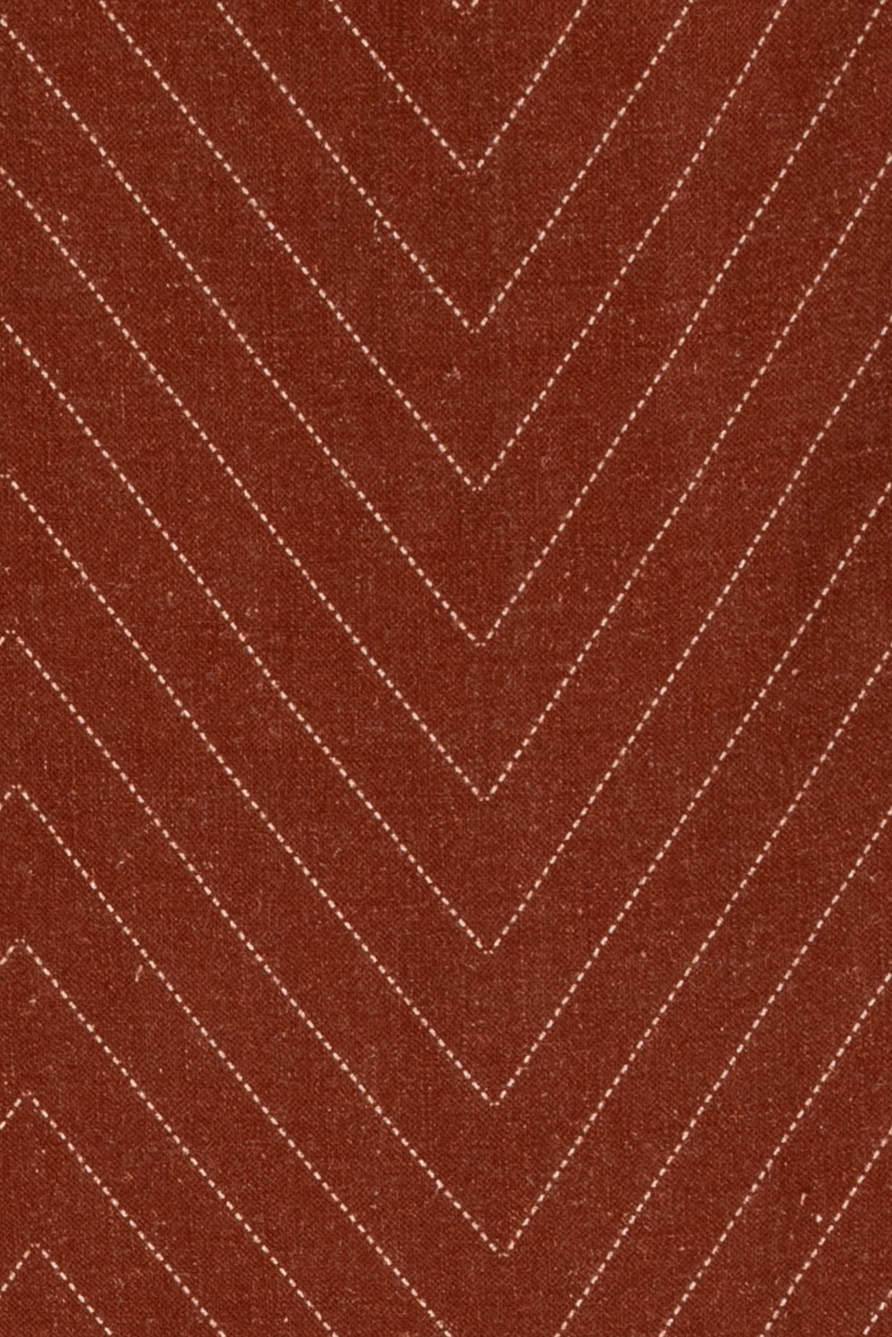 Rust Zig Linen Woven