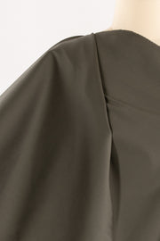 Thyme Green Cotton Stretch Woven