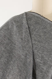 Salt And Pepper Linen Woven - ENDCUT