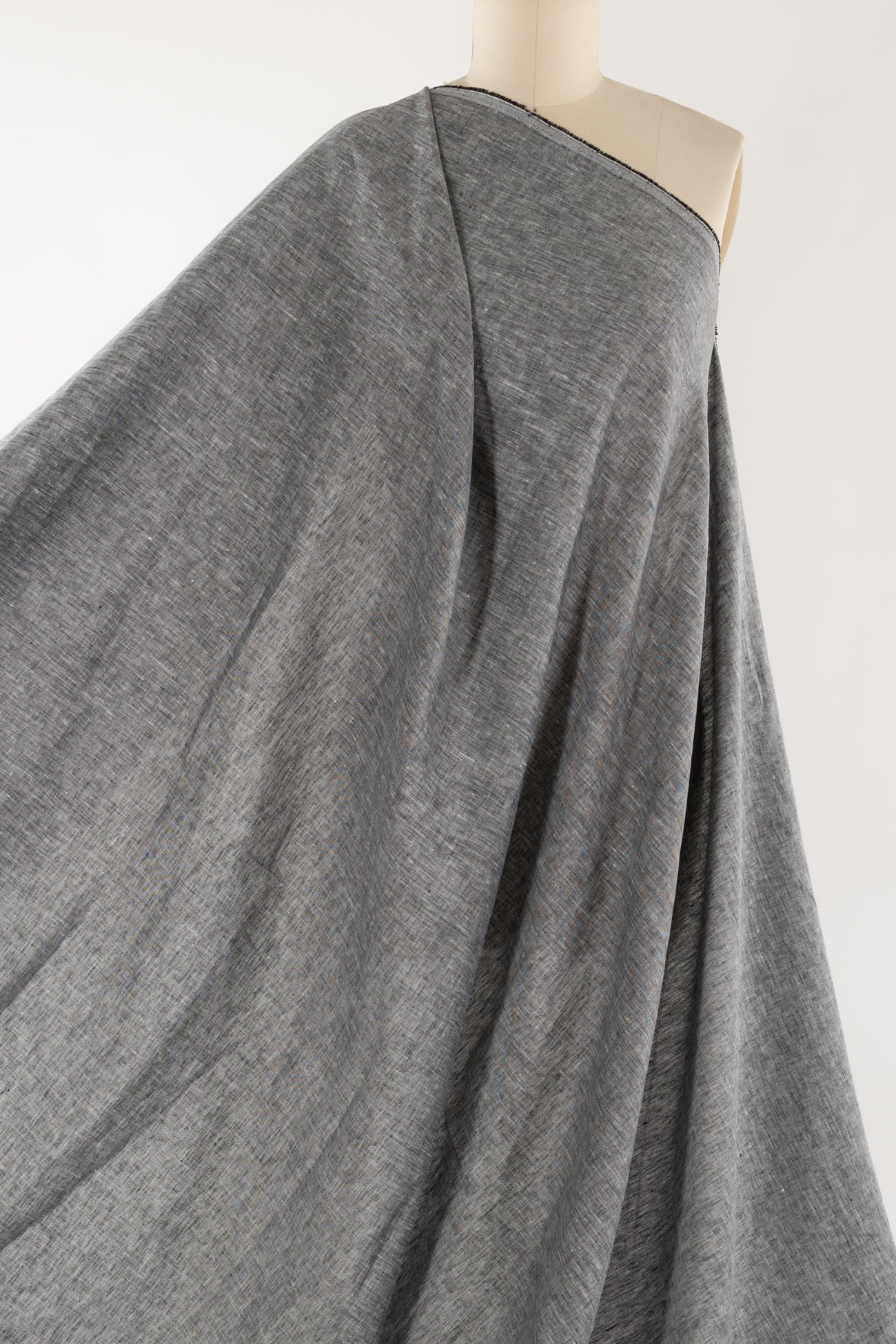 Salt And Pepper Linen Woven - ENDCUT