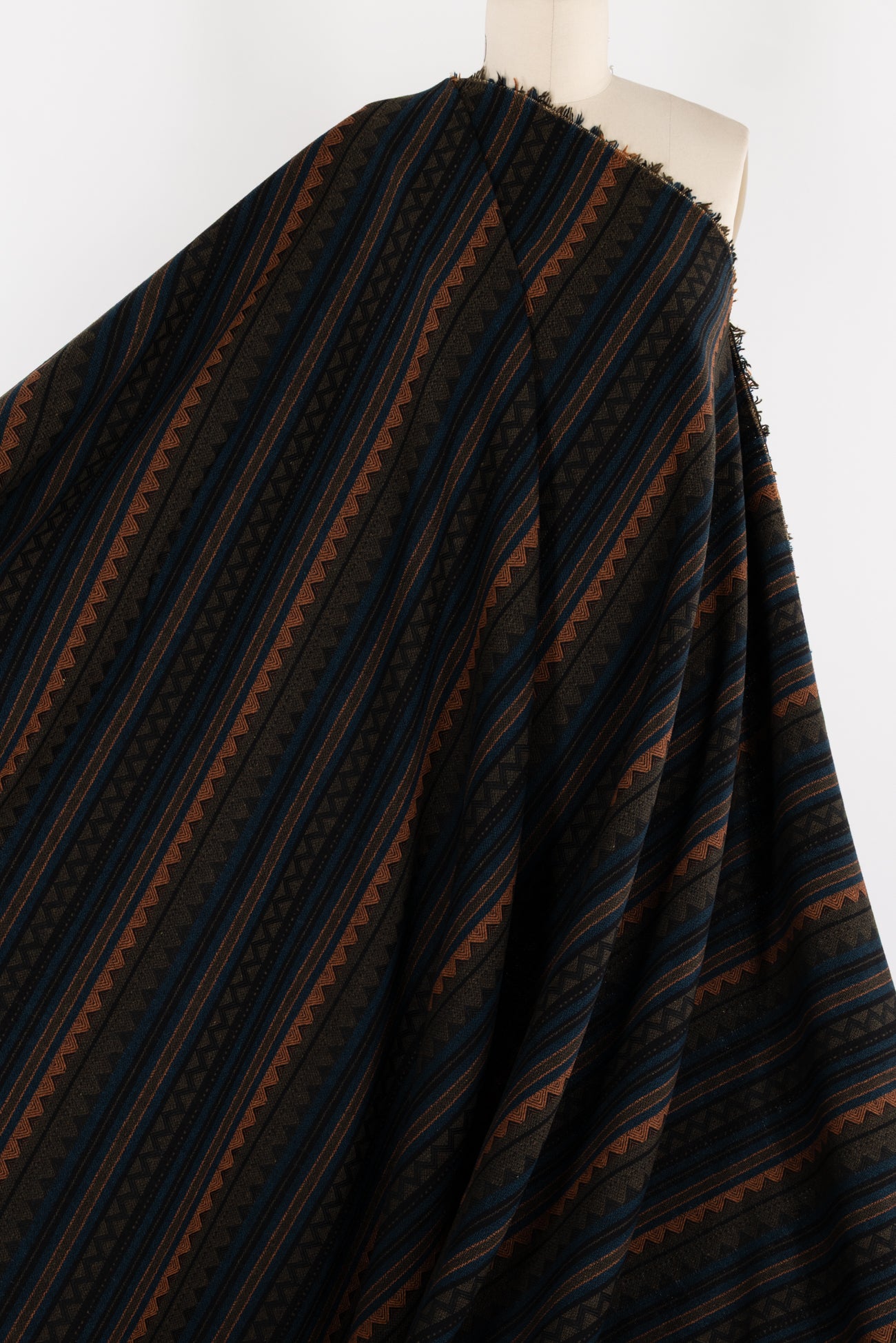 Santa Fe Italian Jacquard Wool Blend Woven