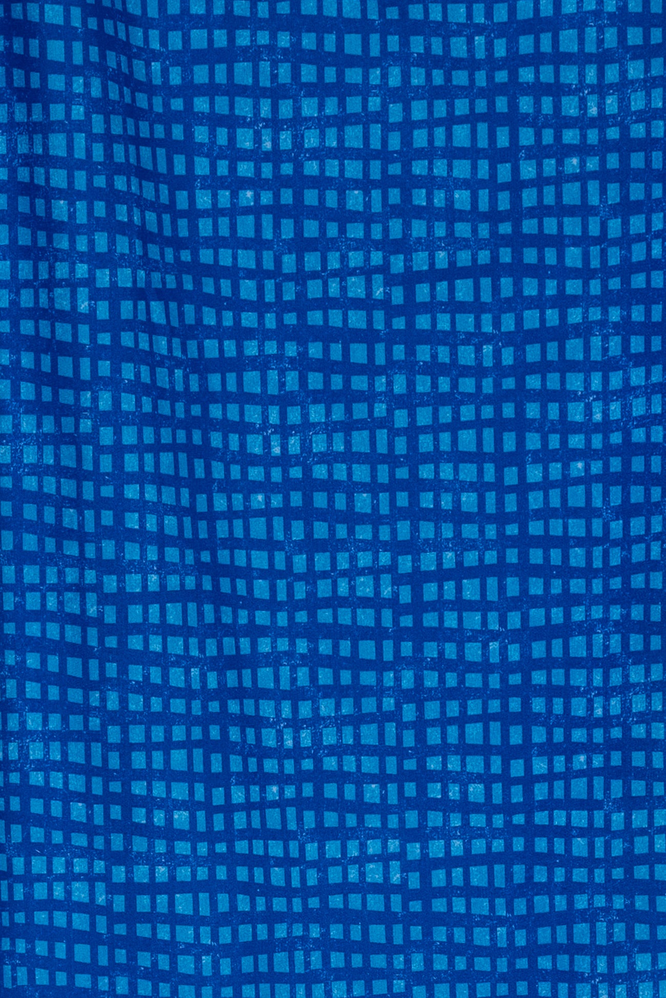 Sapphire Grid Cotton Woven