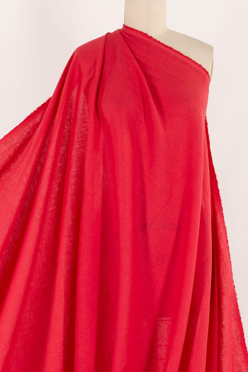 Scarlet Linen Woven - Marcy Tilton Fabrics