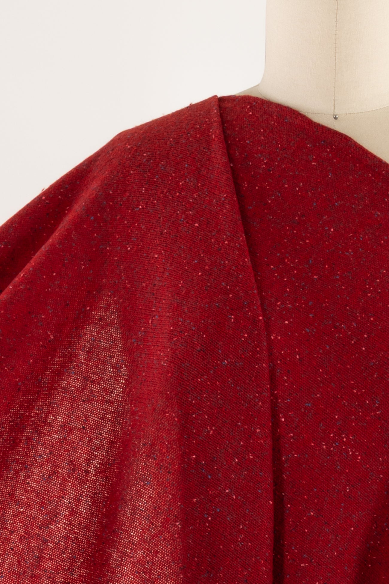 Scarlet Tweed Wool/Silk Italian Sweater Knit