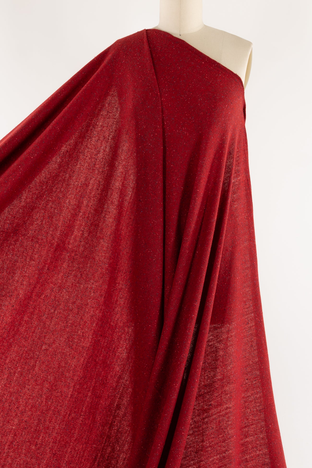Scarlet Tweed Wool/Silk Italian Sweater Knit