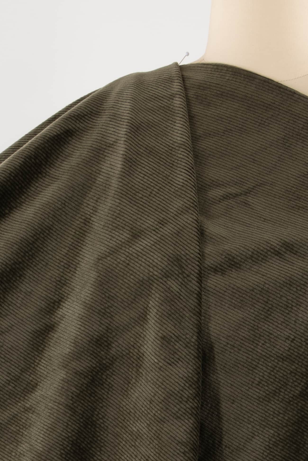 Serpentine Cotton Stretch Corduroy Woven