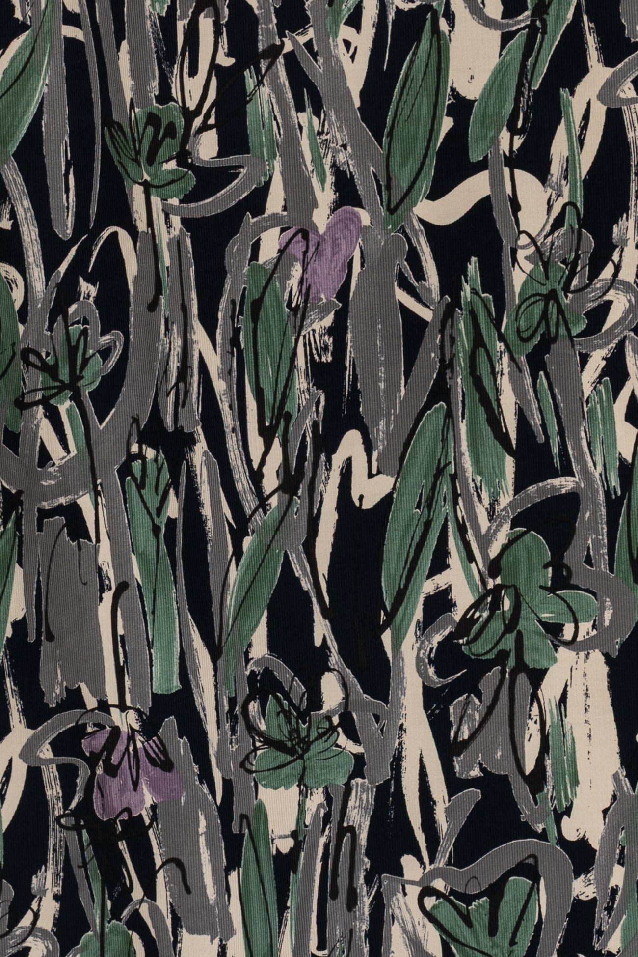 Shadow Garden Japanese Corduroy Woven