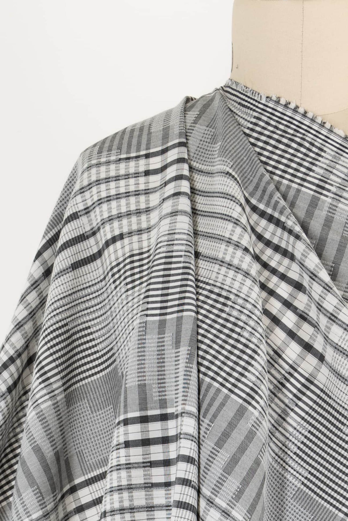 Sidewalk Plaid Cotton Jacquard Stretch Woven