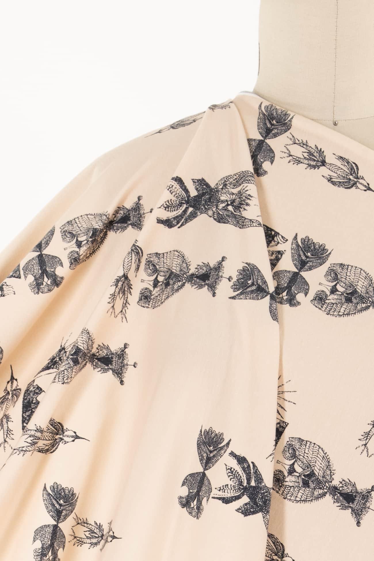 Signs and Symbols Cotton Knit - Marcy Tilton Fabrics