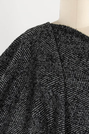 Silvered Pepper Tweed Wool Blend Woven