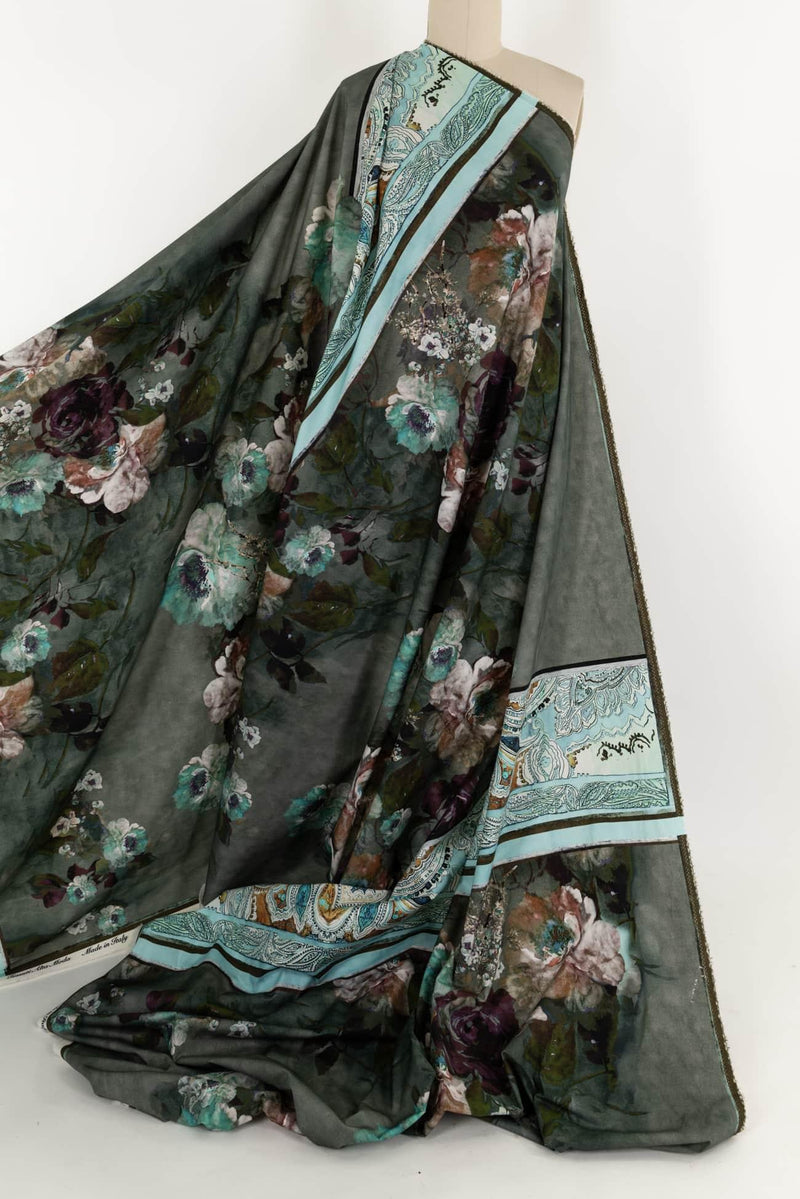 Simonetta Italian Stretch Cotton Panel Woven - Marcy Tilton Fabrics