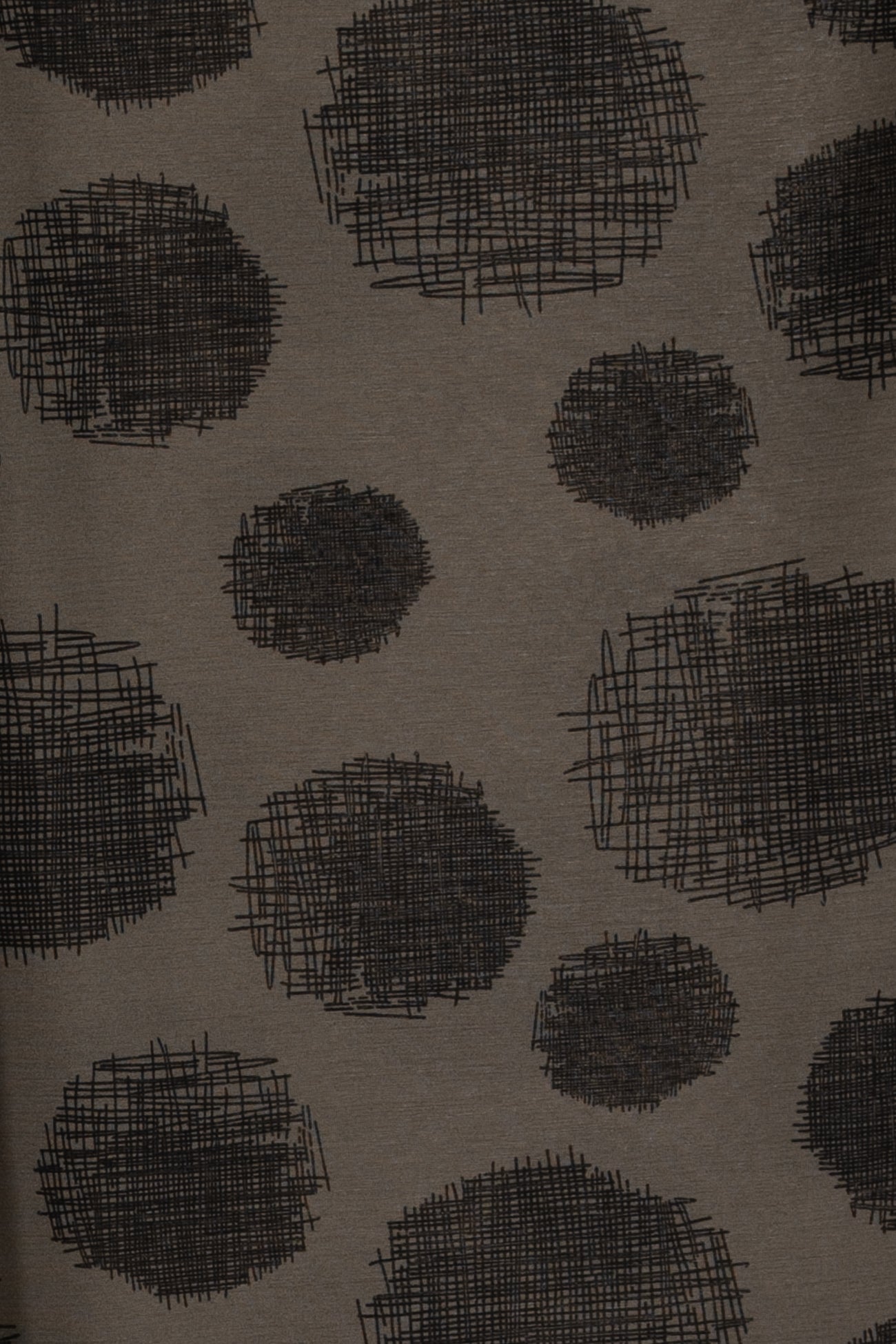 Sketched Dots Jersey Knit