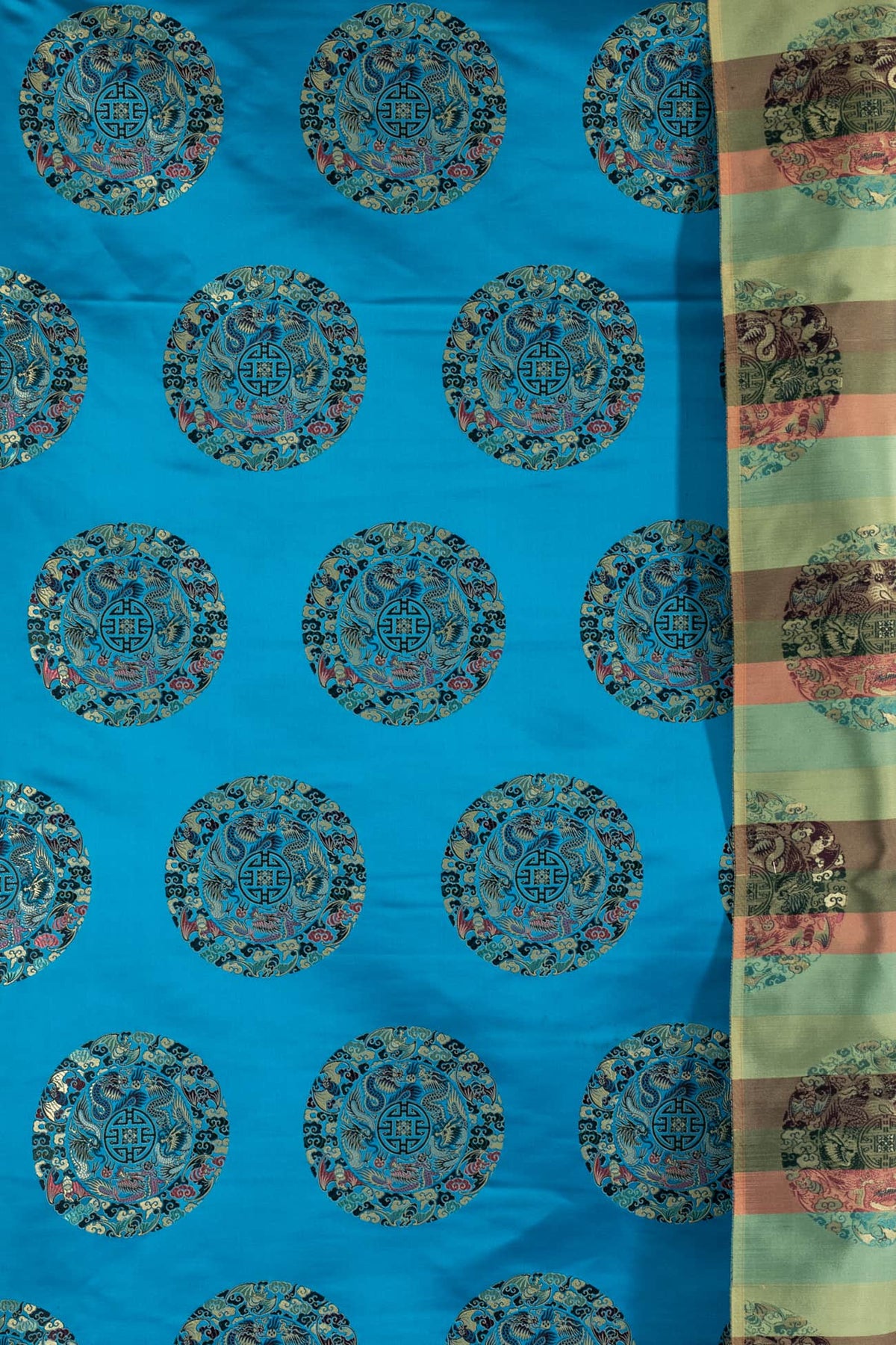 Sky Dynasty Silk Brocade Woven