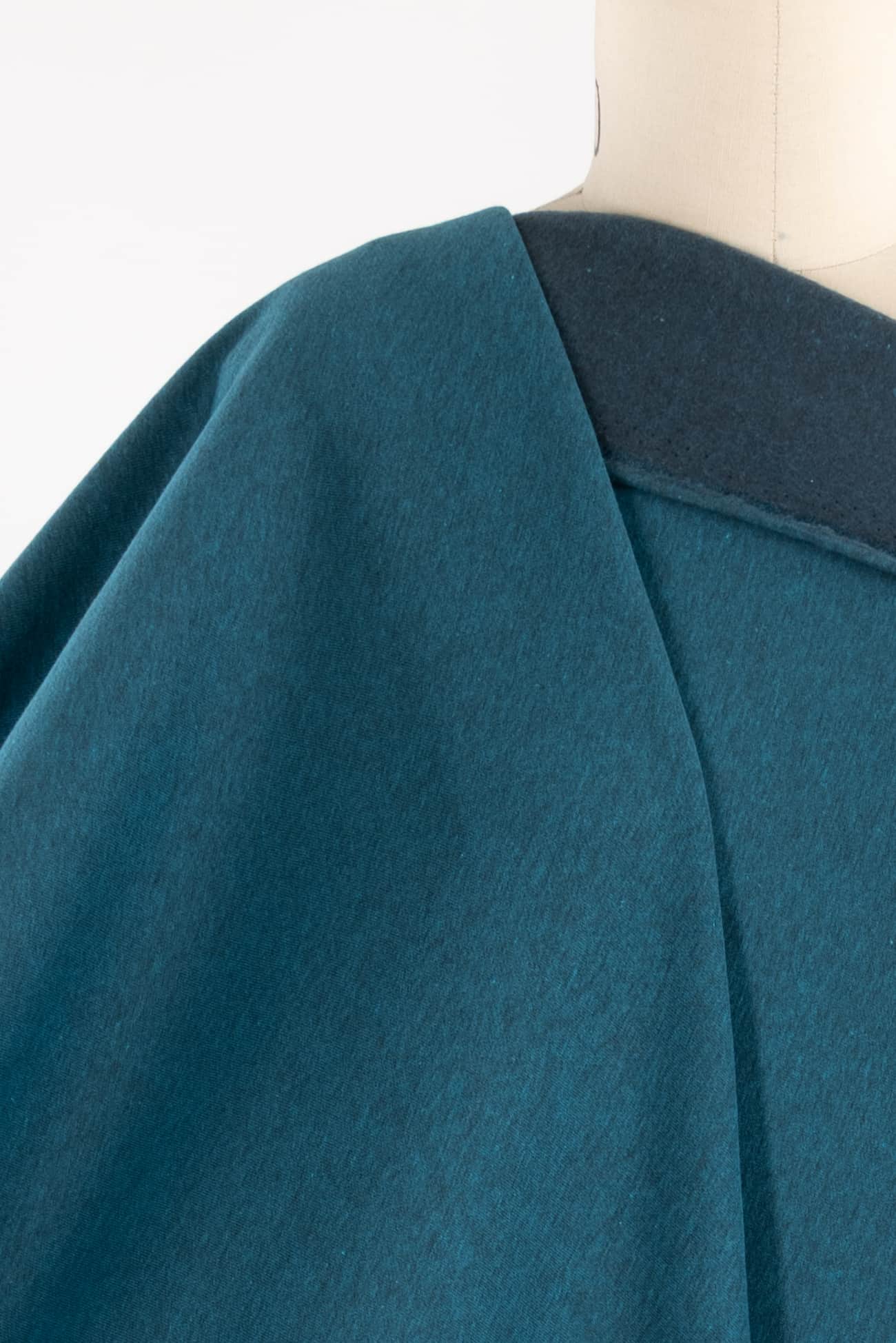 Skye Blue Danish Cotton Blend Fleece Knit