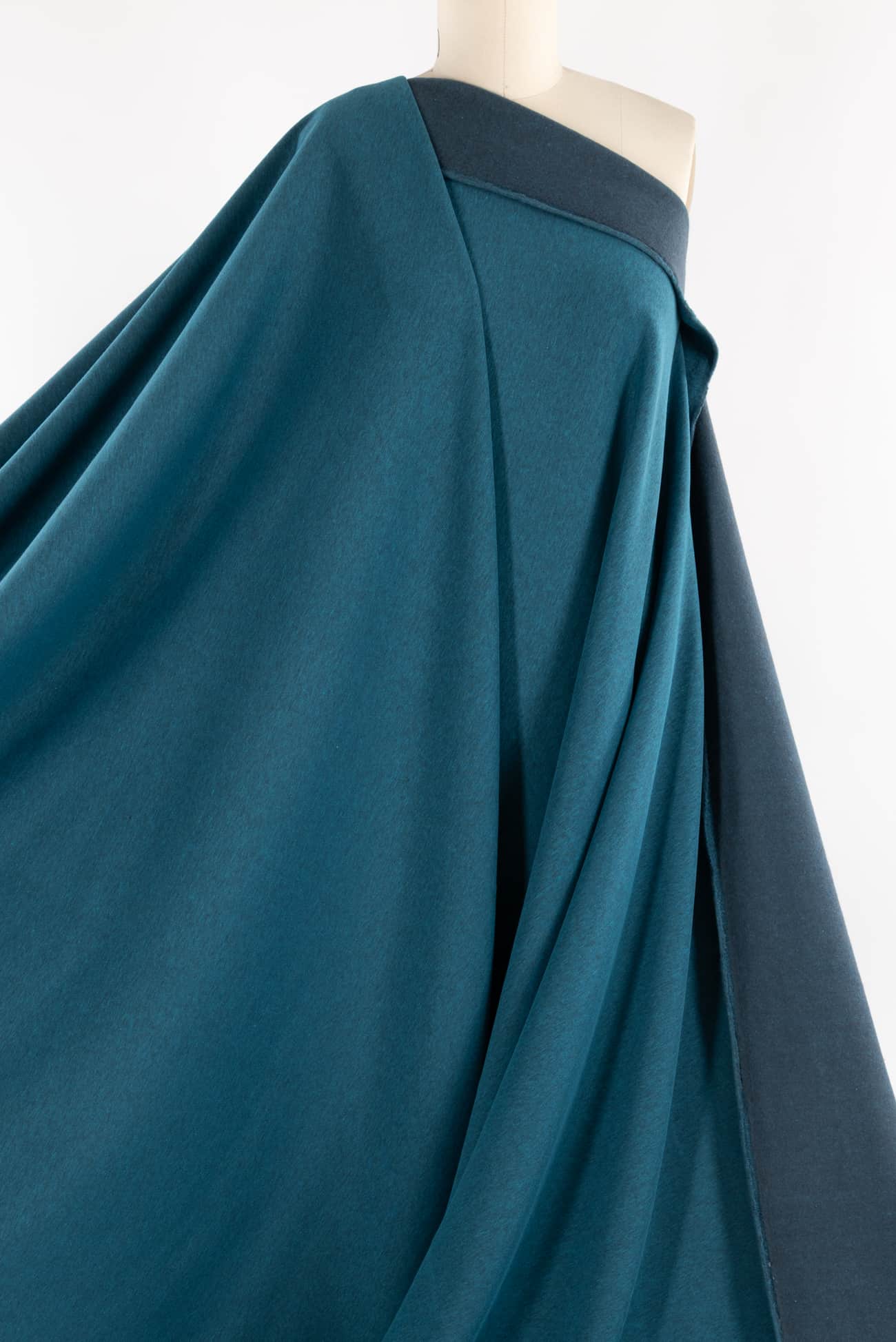 Skye Blue Danish Cotton Blend Fleece Knit