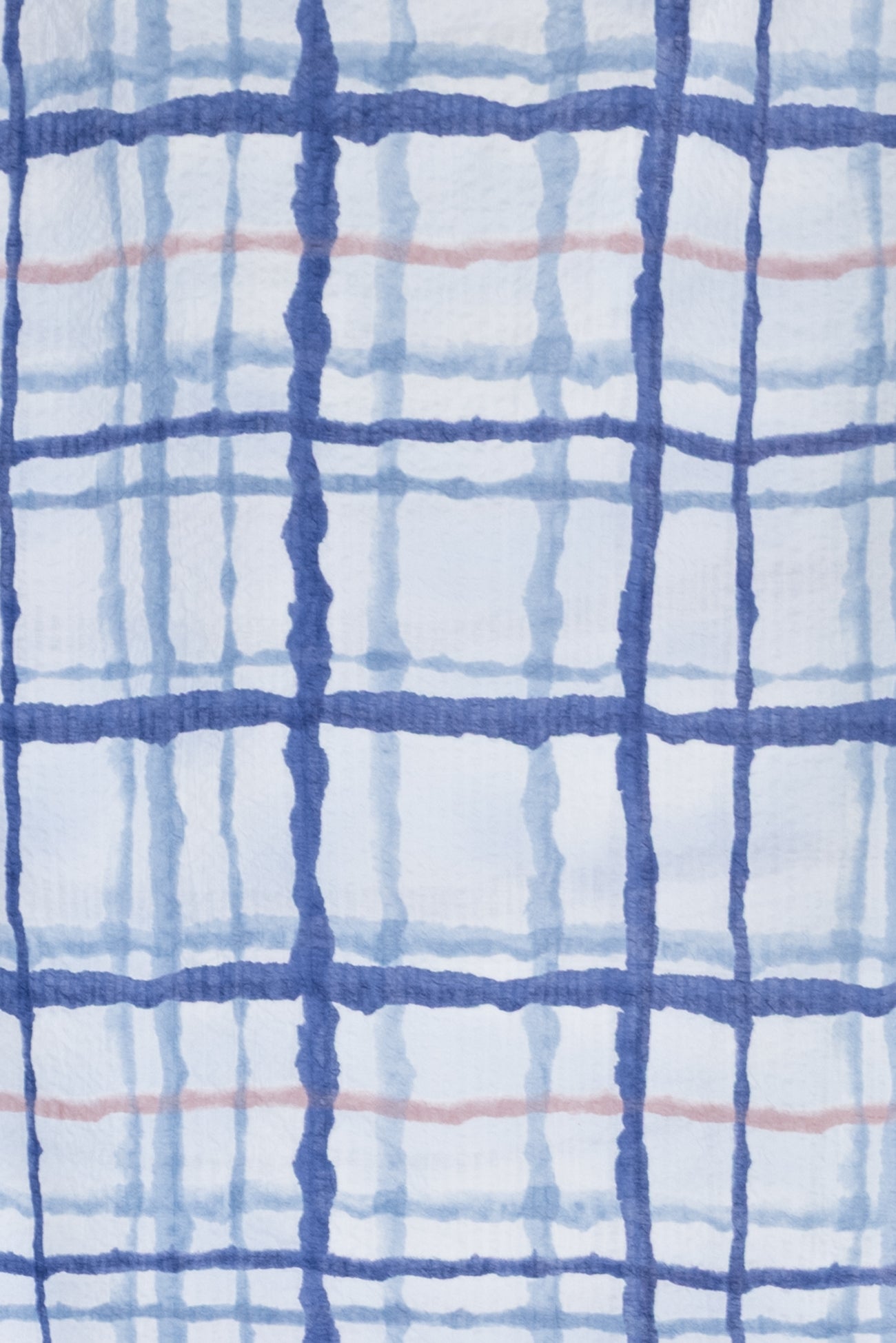 Skylands Grid Japanese Cotton Seersucker Woven