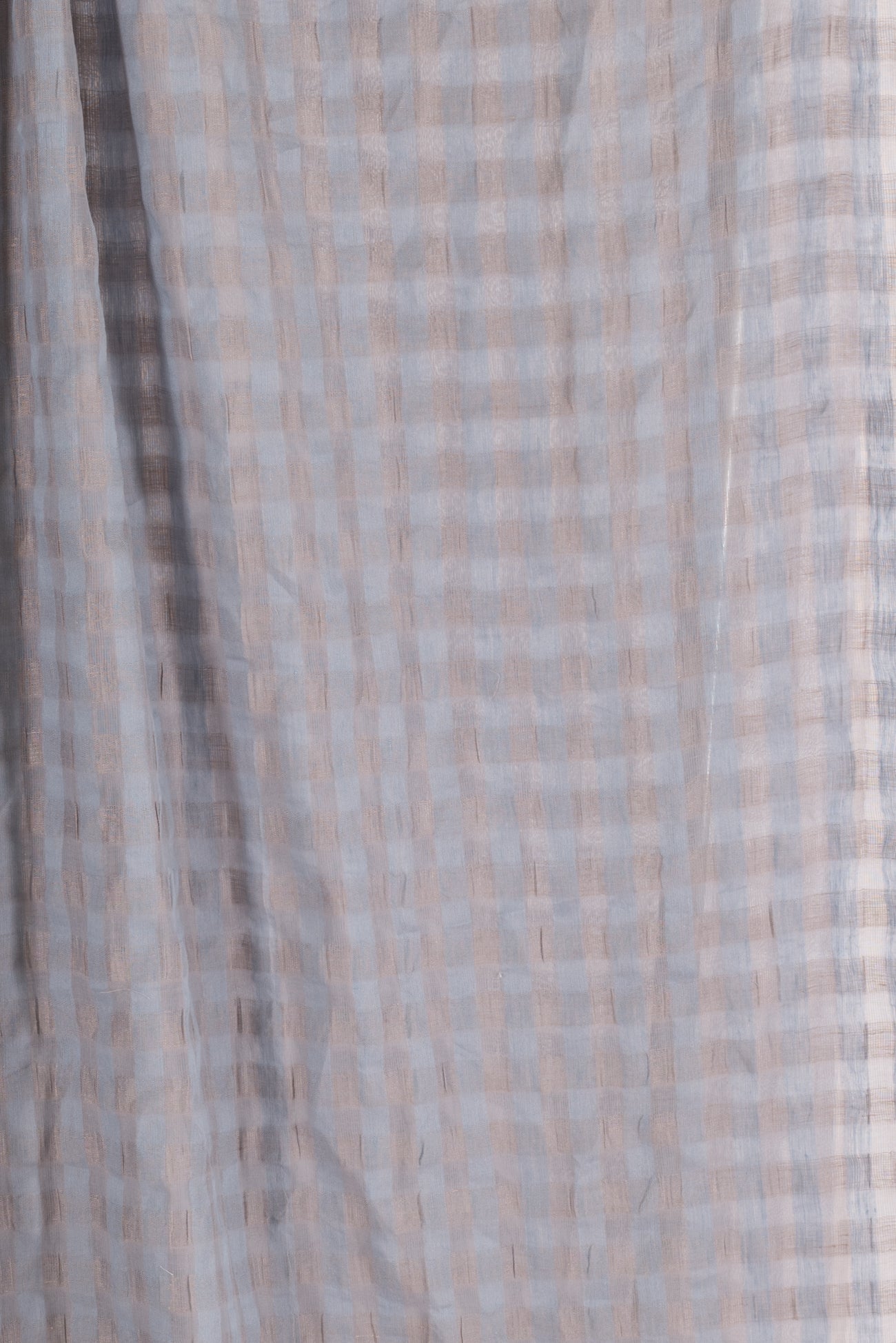 Sky Mist Linen Plissé Woven