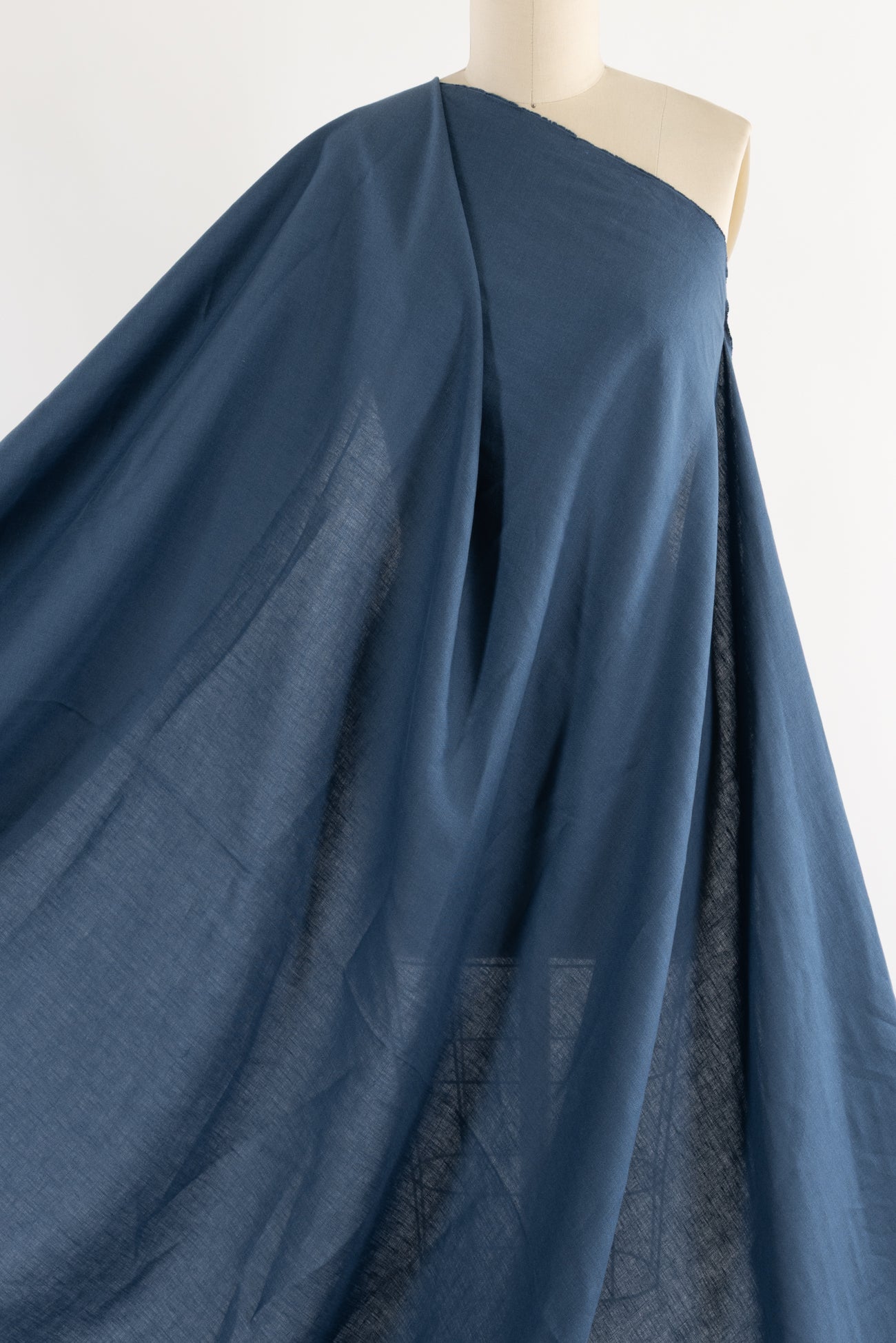 Slate Blue Linen Woven