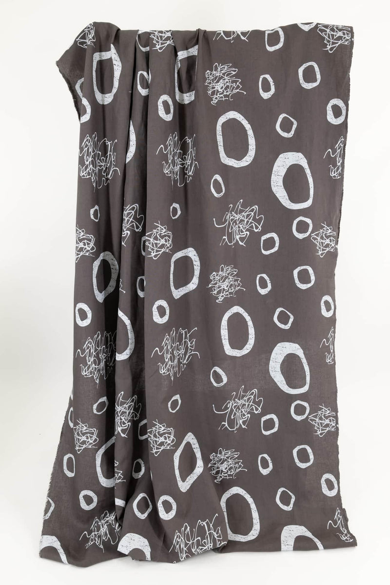 Slate Cloud Linen Woven - Marcy Tilton Fabrics