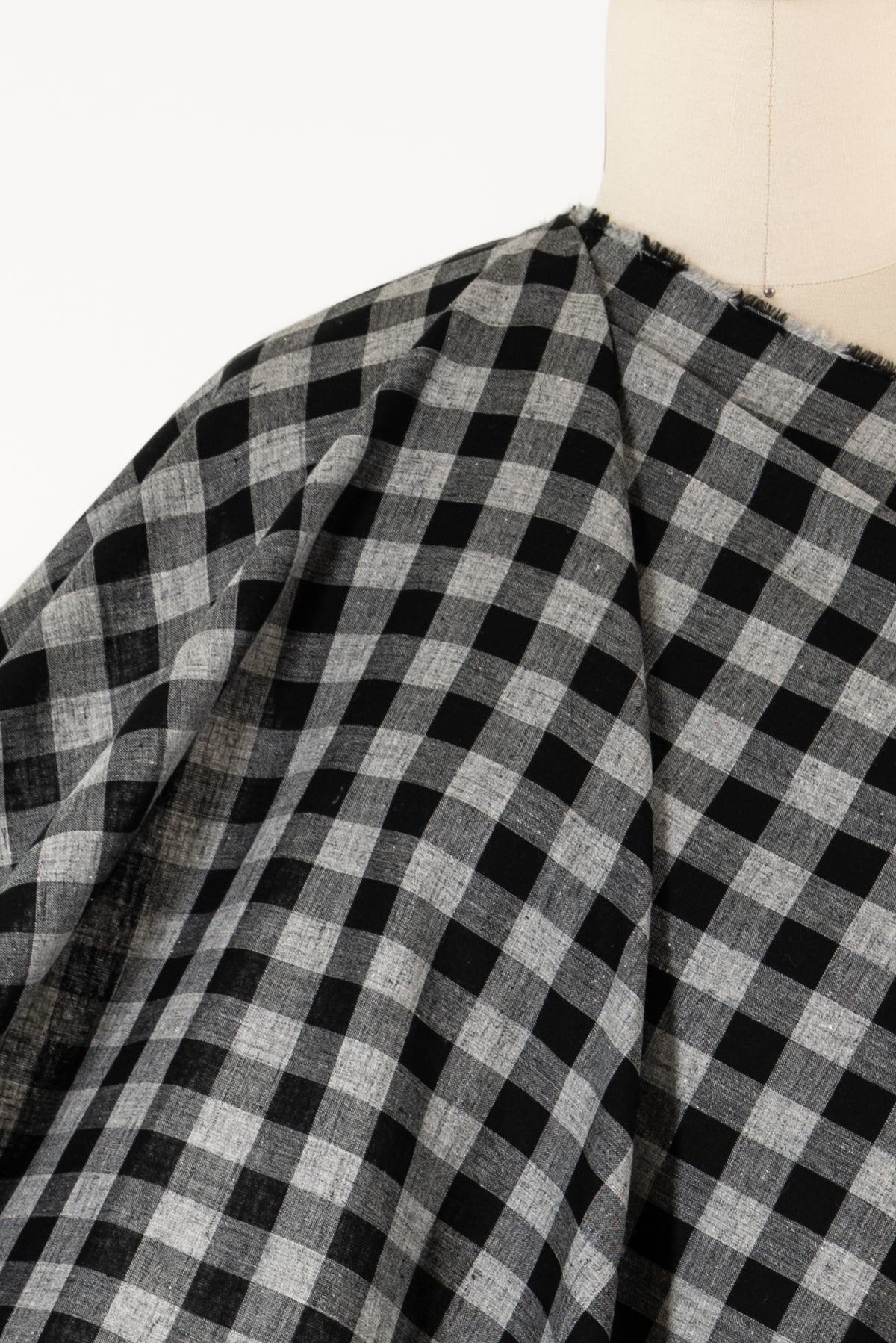 Smoky Checks Cotton Flannel Woven