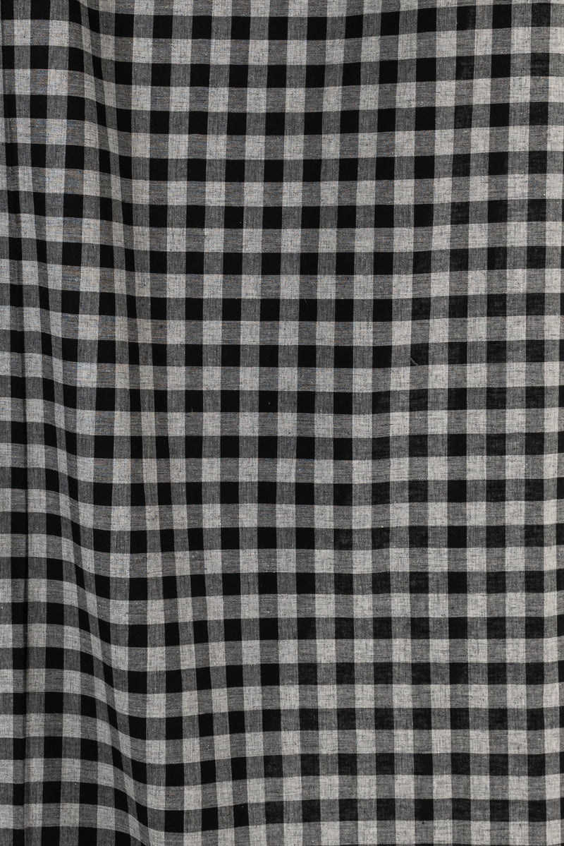 Smoky Checks Cotton Flannel Woven