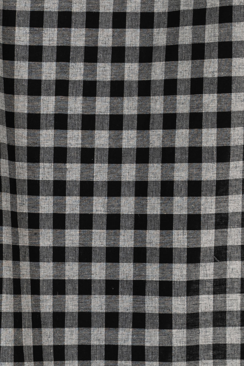 Smoky Checks Cotton Flannel Woven