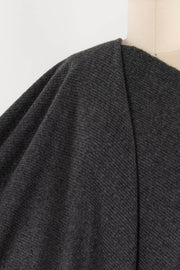 Smoky Gray Wool Blend Sweater Knit