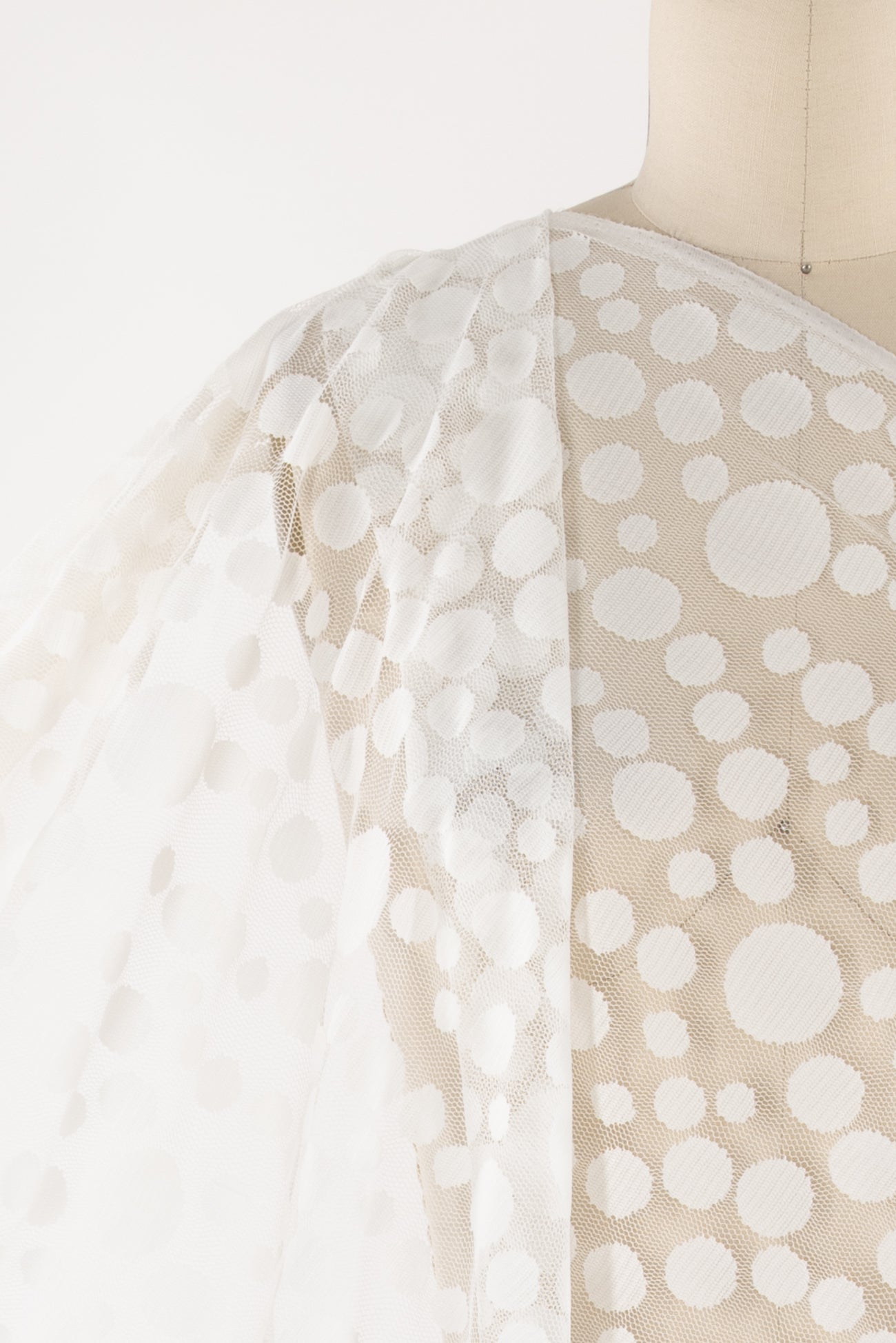 Snowball Dots Mesh Knit