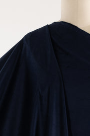 Space Blue Stretch Cotton Corduroy