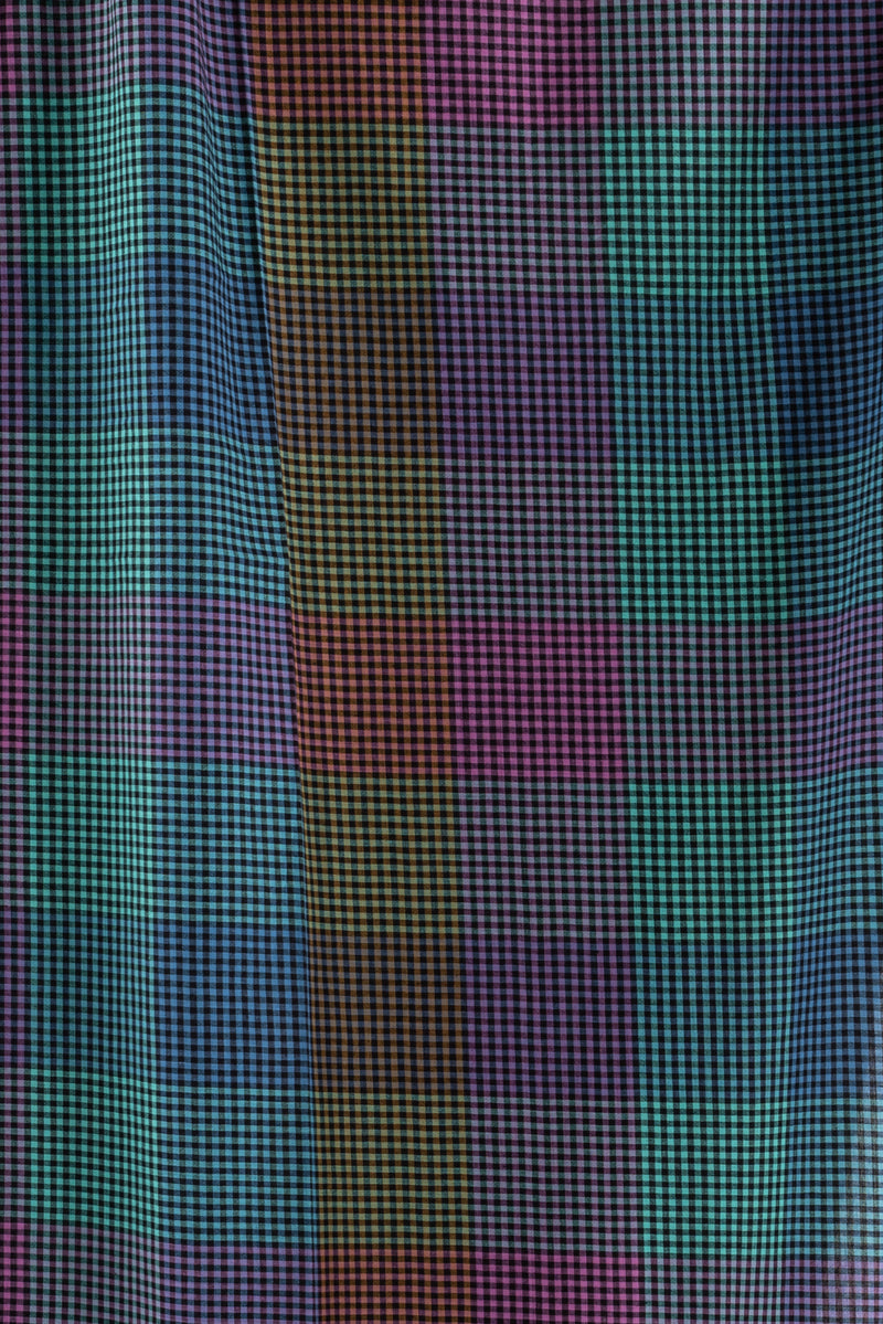 Spectrum Check Indian Cotton Woven