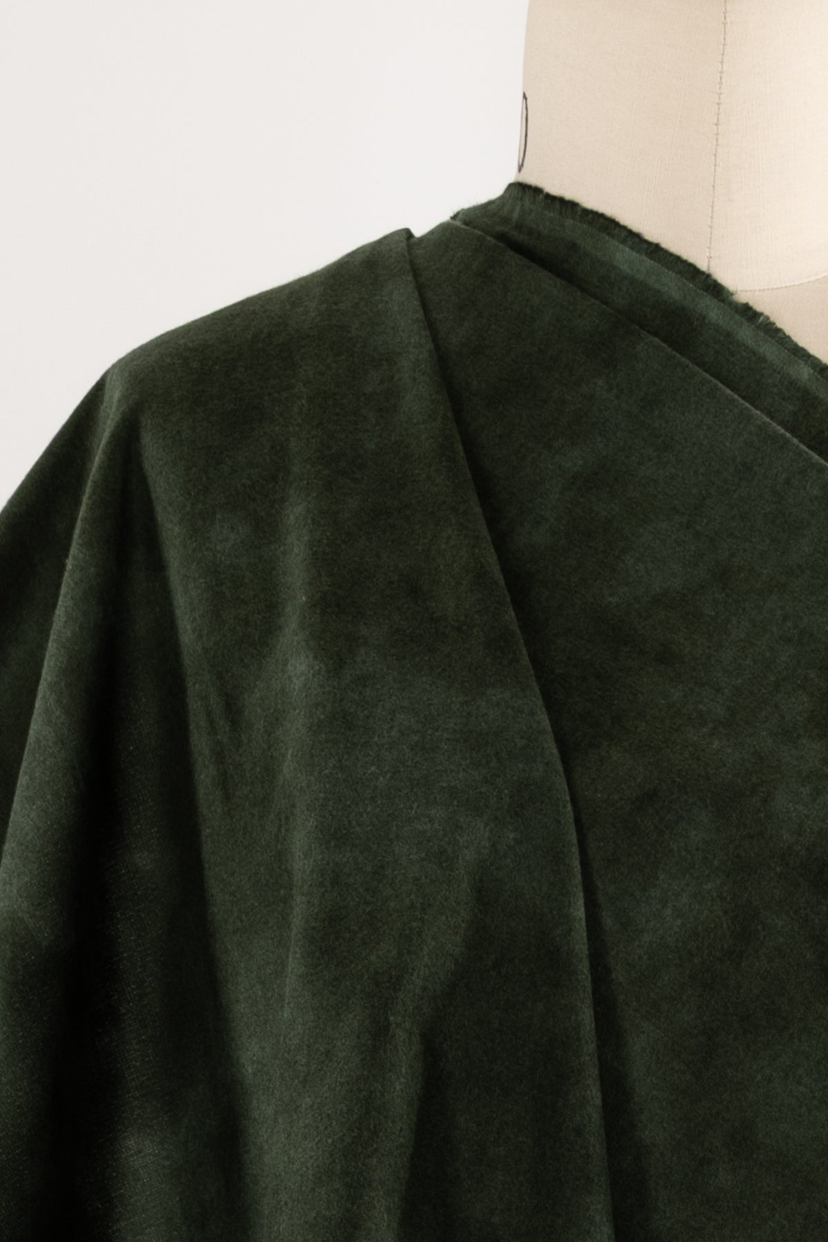 Spinach Green Chromatic Cotton Flannel Woven
