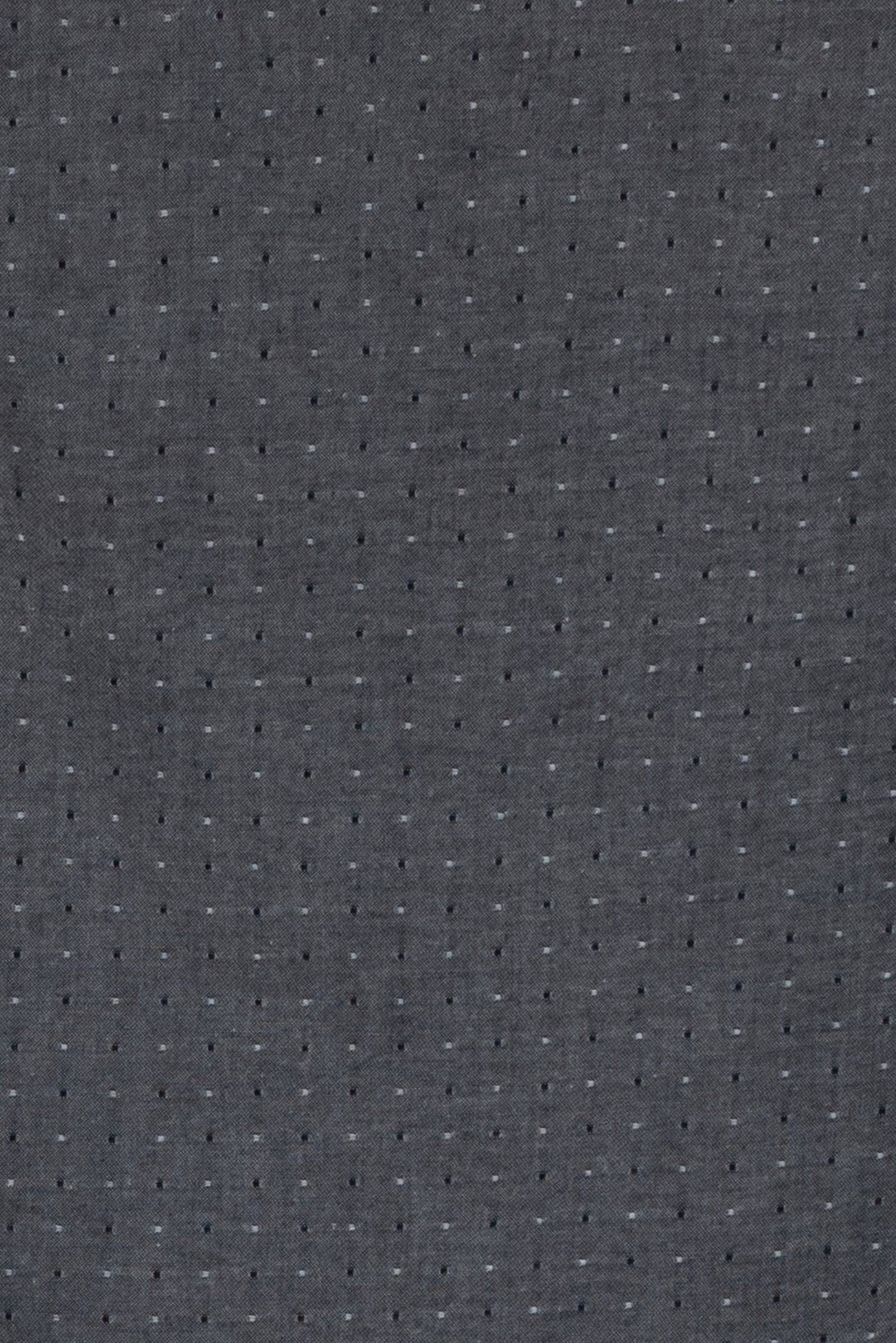 Square Speck Italian Cotton Chambray Woven