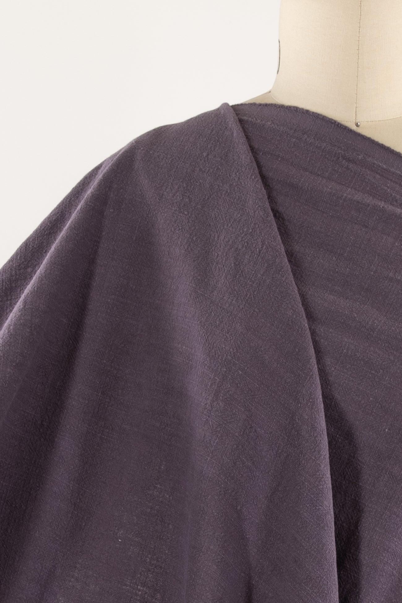 Stonewashed Lavender Ramie Woven