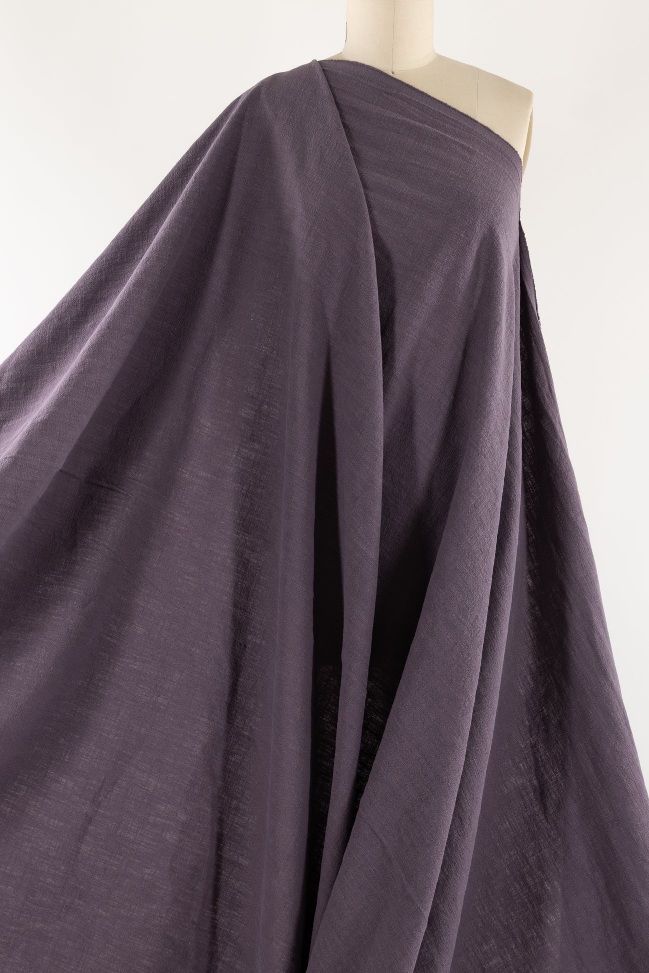 Stonewashed Lavender Ramie Woven