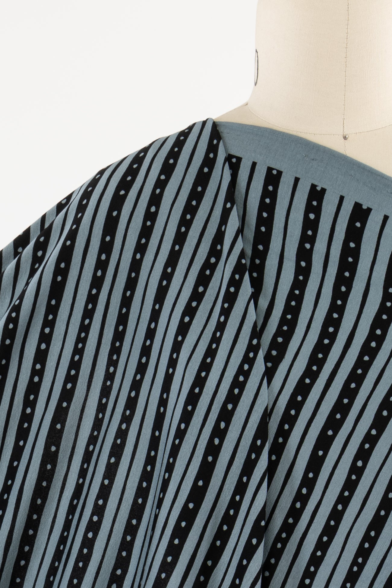 Storm Gray Stripes USA Knit