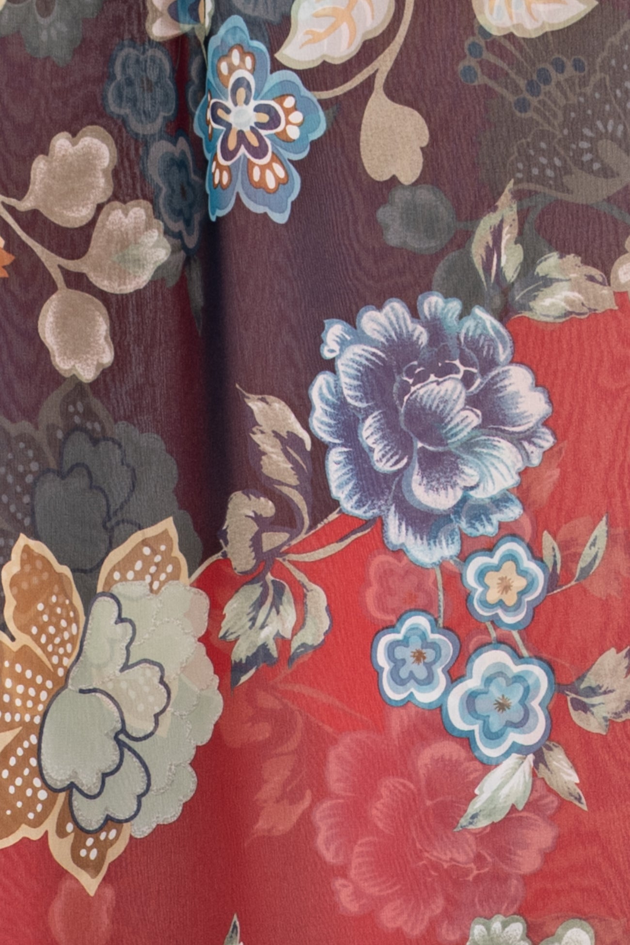 Sugar Magnolia Italian Silk Chiffon Woven