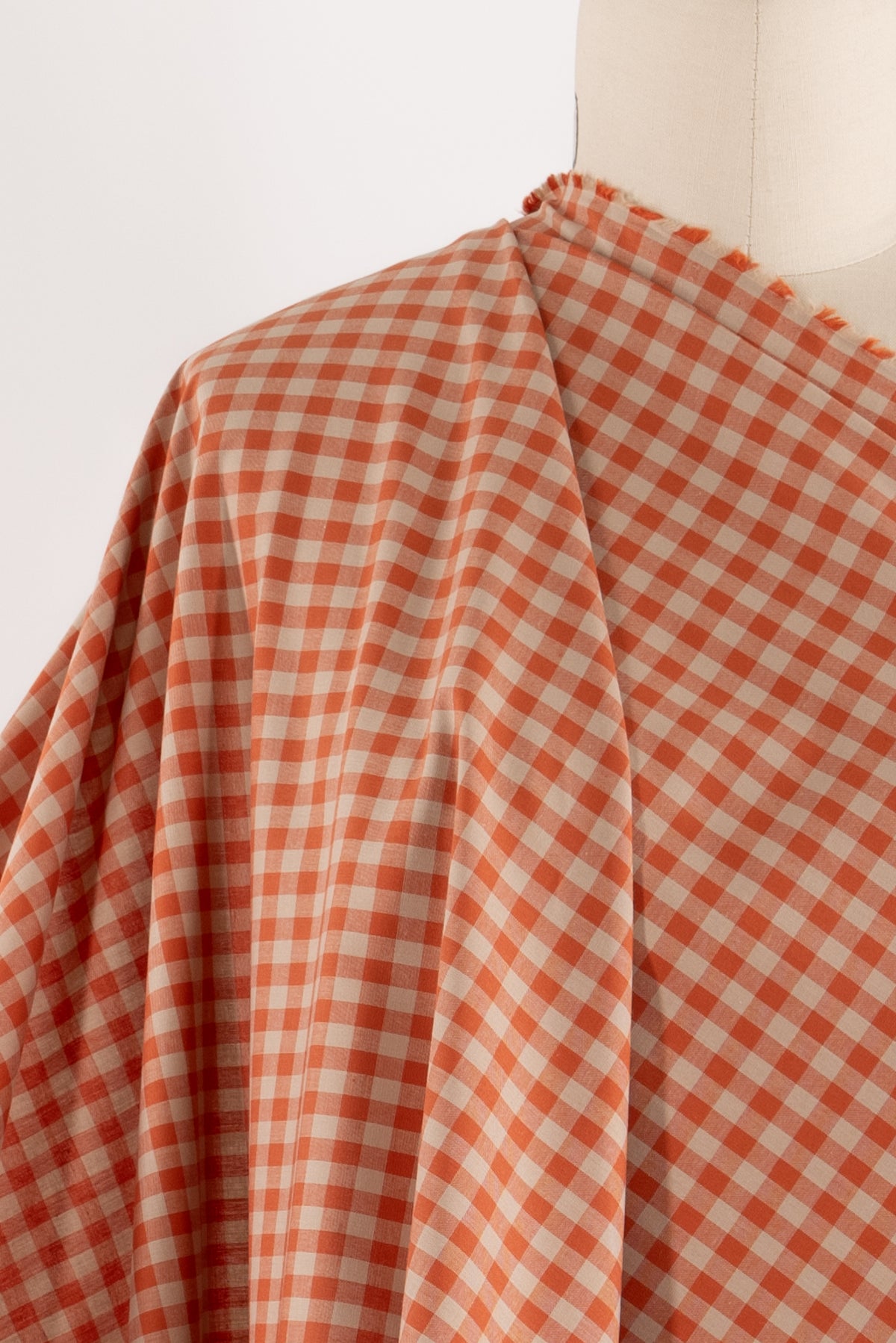 Sumac Gingham Japanese Cotton Woven