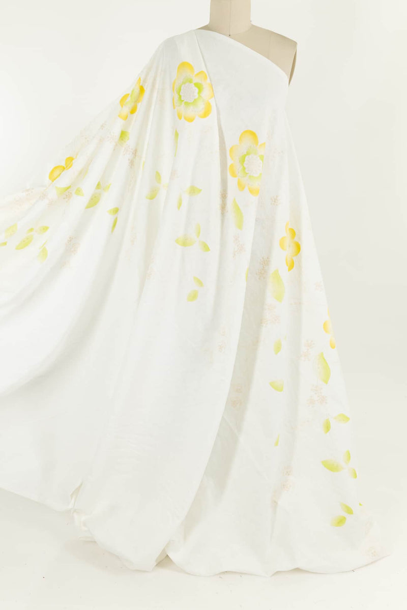 Sunshine Embroidered Cotton/Linen Woven