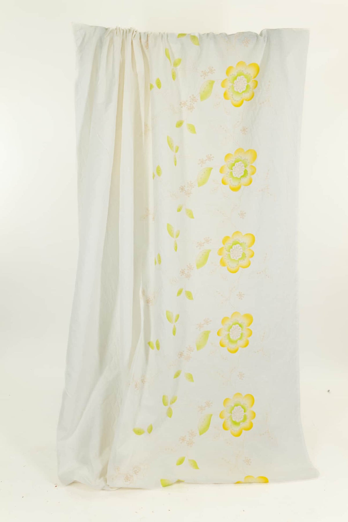 Sunshine Embroidered Cotton/Linen Woven