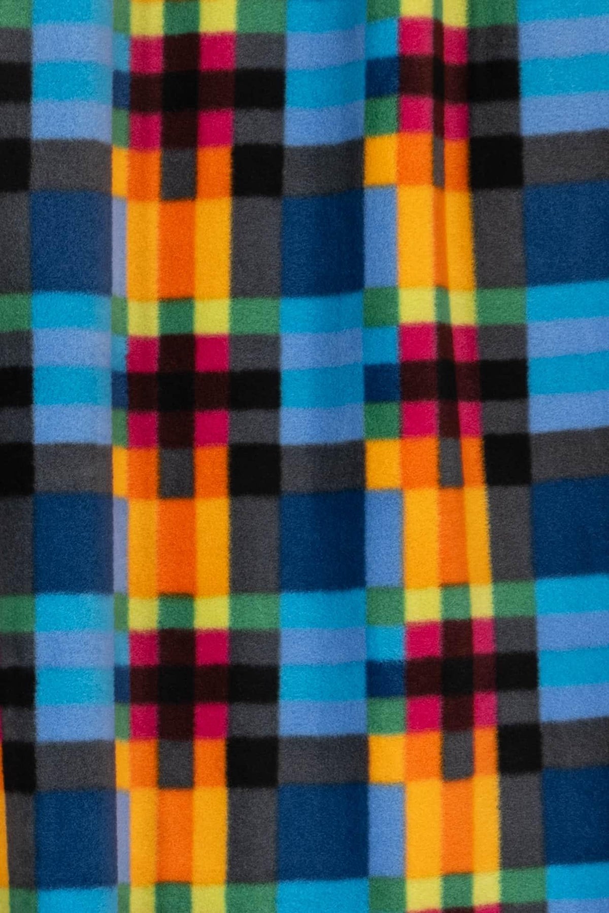 Sun Valley Checks Fleece Knit - Marcy Tilton Fabrics