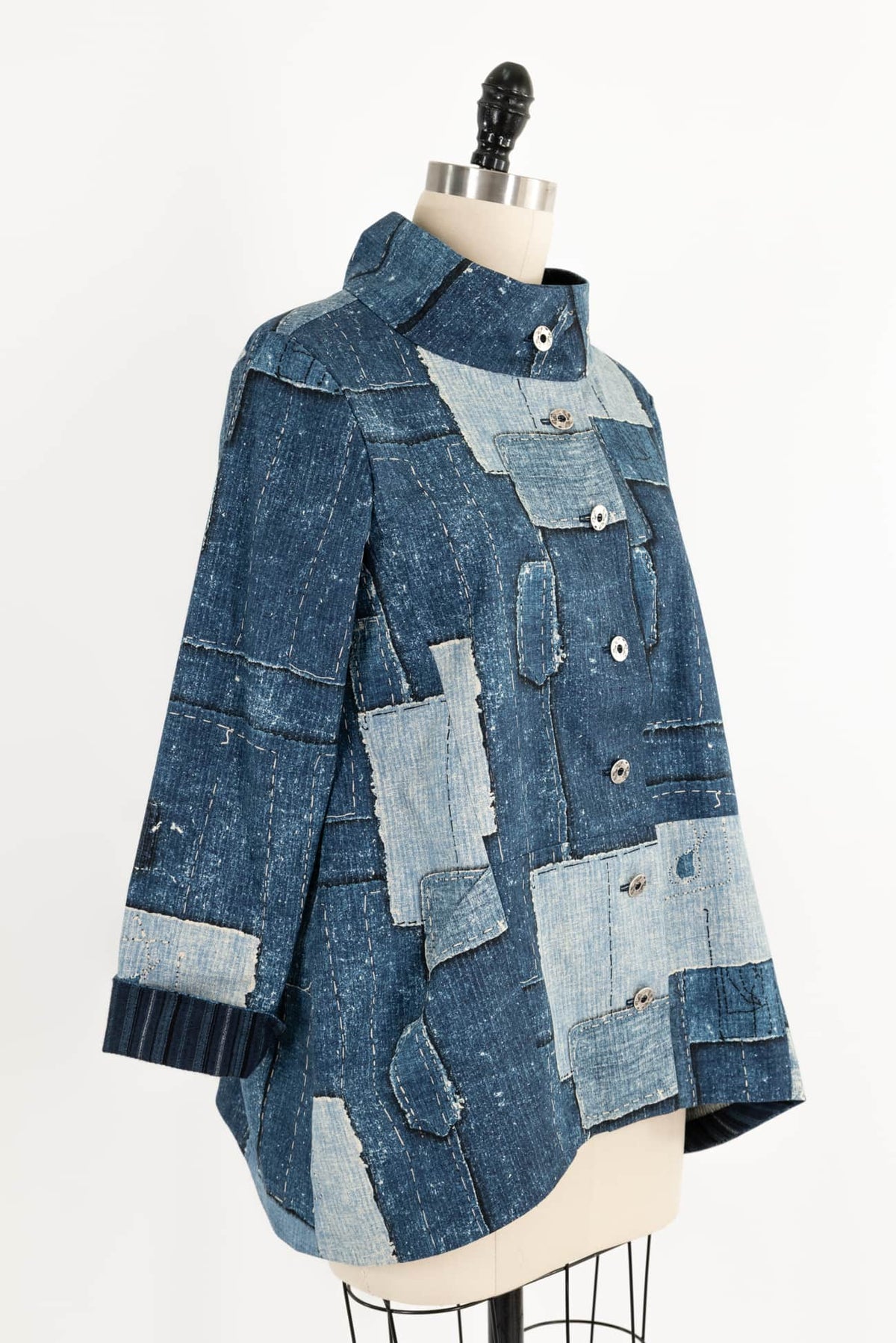 Indigo Patch Cotton Jacket