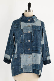 Indigo Patch Cotton Jacket