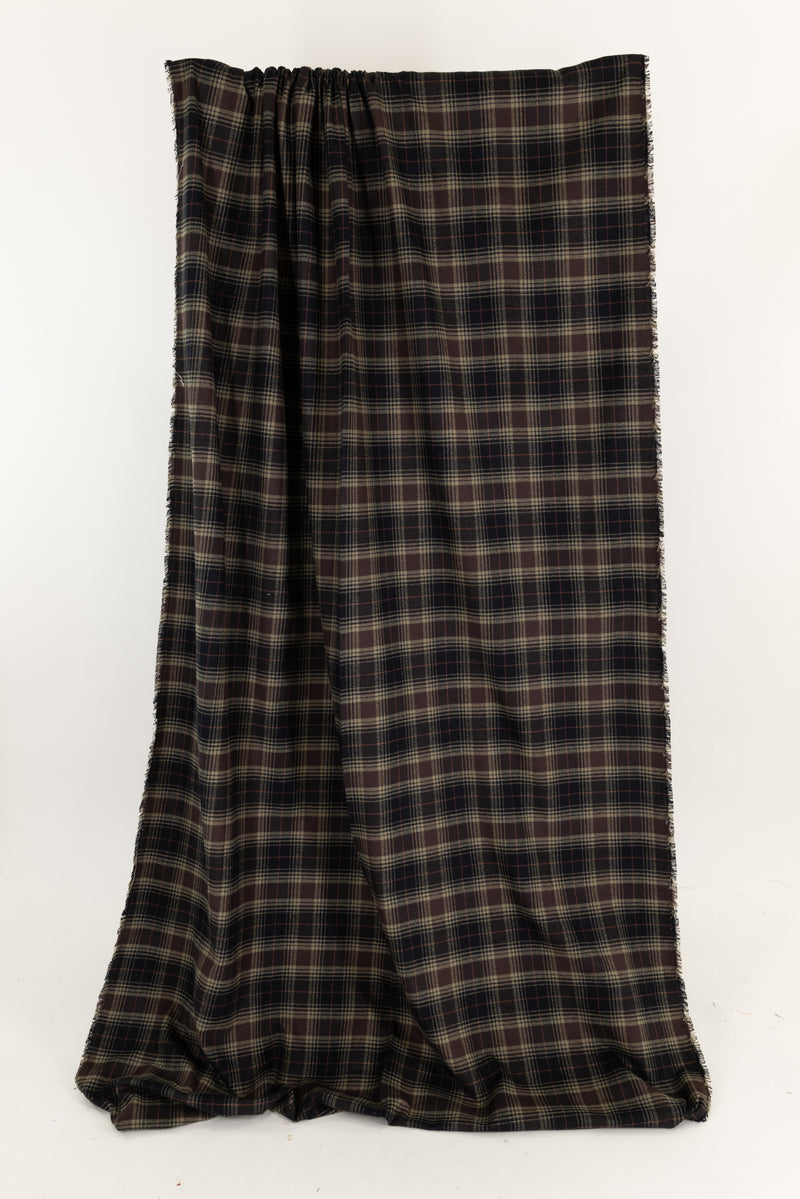 Tahoe Plaid Cotton Flannel Woven