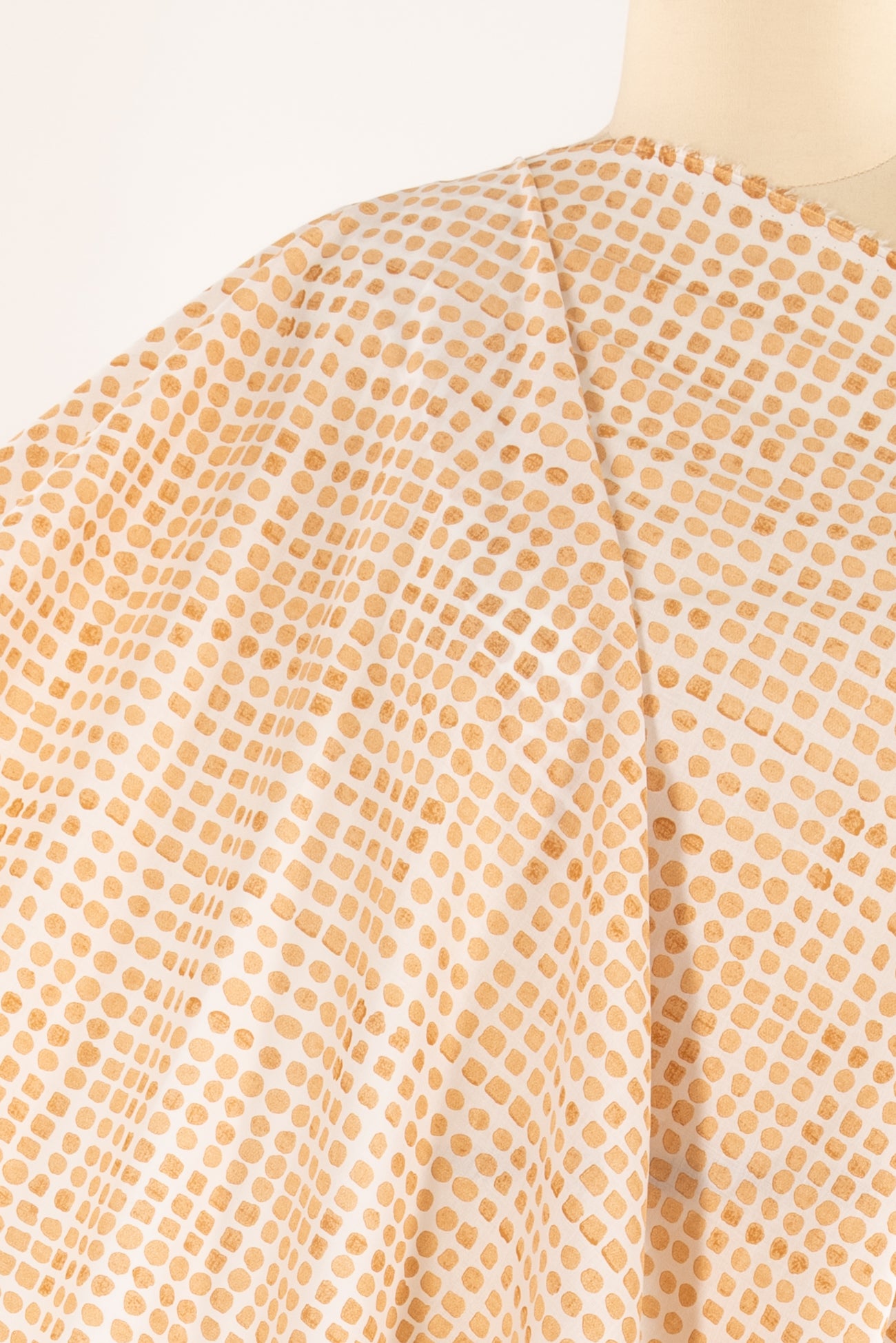 Tangerine Lentils Cotton Woven