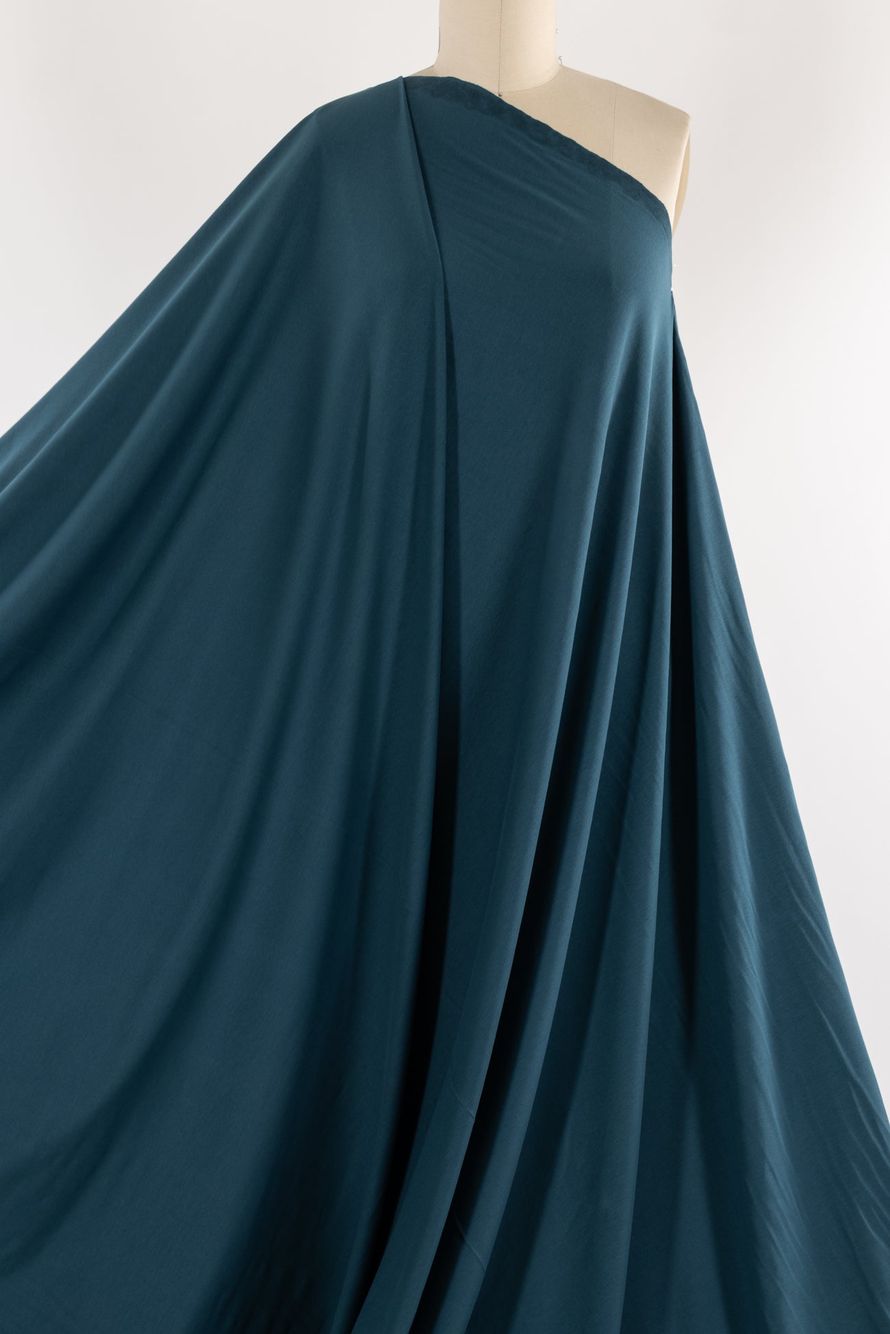 Taos Teal Danish Cotton/Spandex Knit