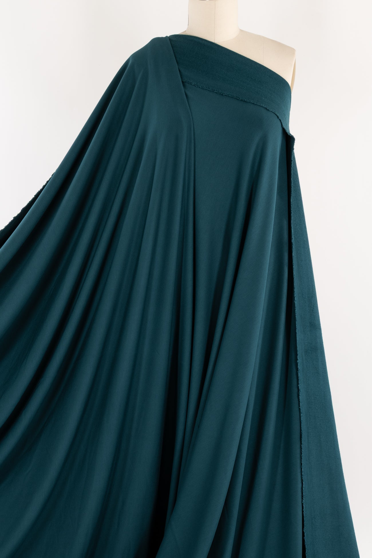 Empress Teal Modal Fleece Knit