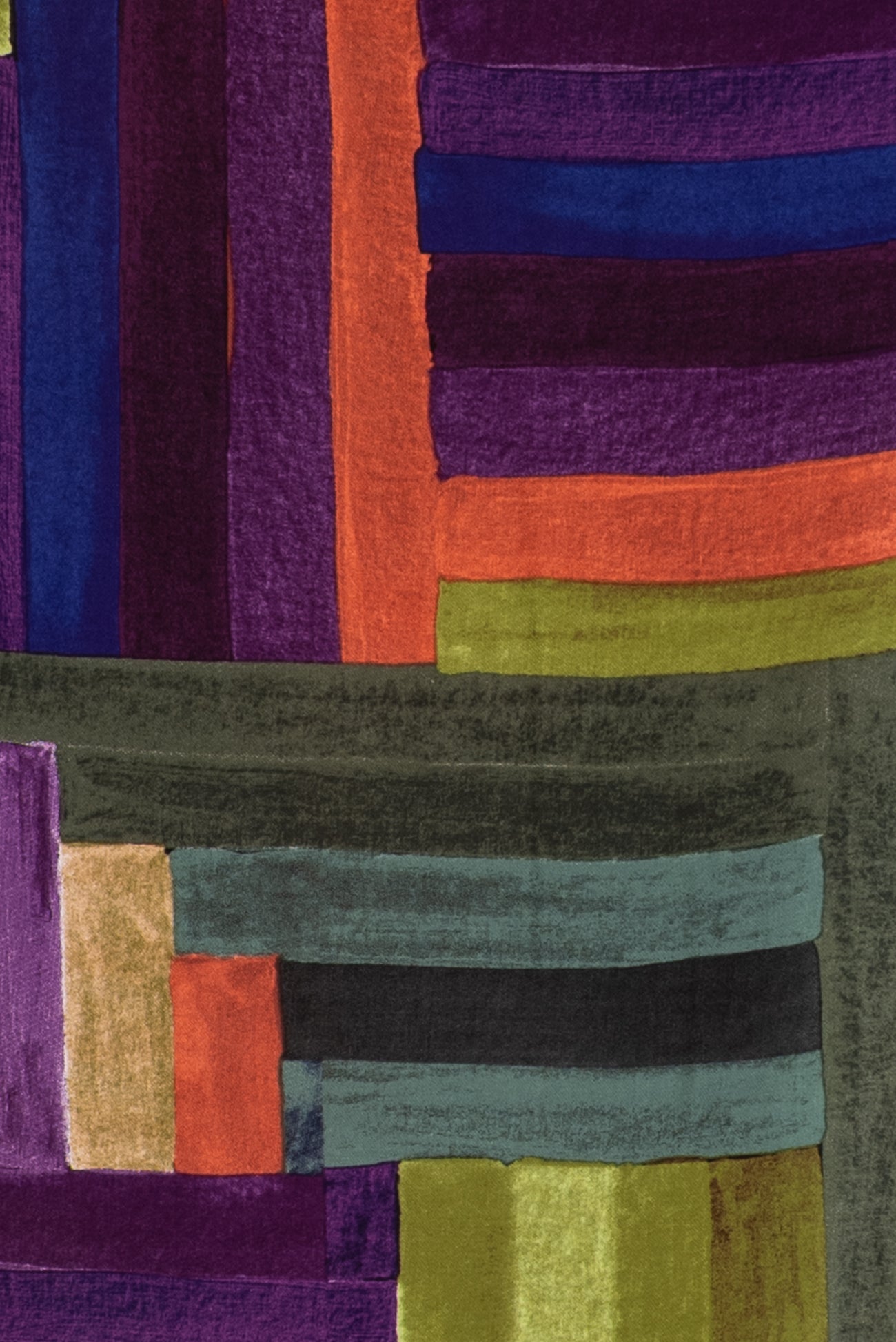 Technicolor Sticks Rayon Woven - ENDCUT