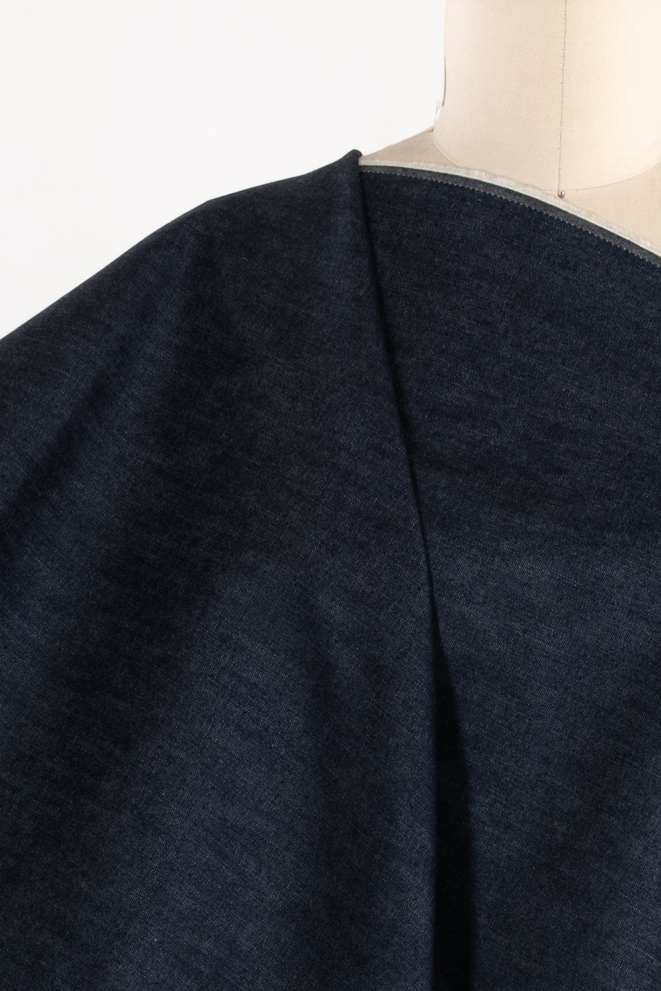 Tempest Blue Italian Cotton Denim Woven