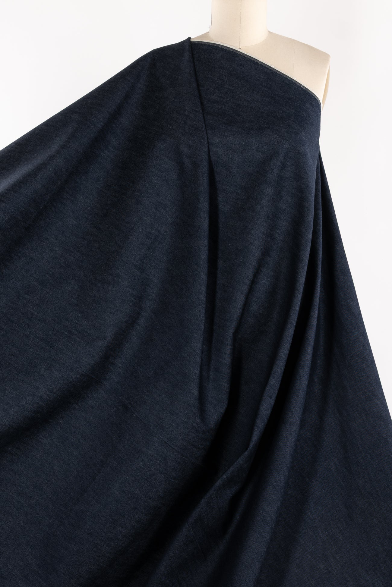 Tempest Blue Italian Cotton Denim Woven