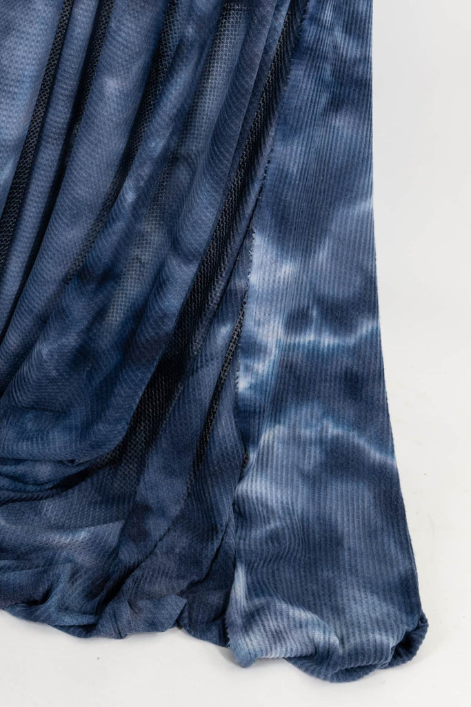 Thermal Blues Knit - Marcy Tilton Fabrics